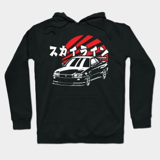 Rising Sun Nissan Skyline Hoodie